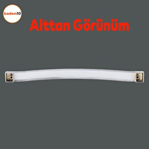Akasya Mobilya Mutfak Dolabı Çekmece Dolap Kapak Kulpu Düz Ayder Metal Kulbu Kulp Kulpu 224 Mm Krom