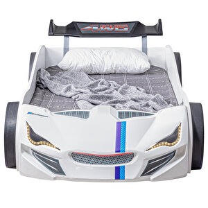 Merso Rüzgarlıklı Mdf Bazalı Full Ledli Arabalı Yatak + 1 Adet Comfort Yatak