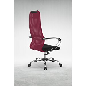 Fileli Ofis Sandalyesi / Yönetici Koltuğu Sit8-b1-8k Kırmızı