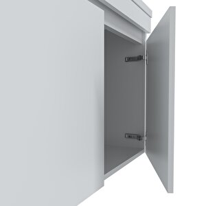 Tokyo 65 Cm Mdf Banyo Dolabı Seti Beyaz