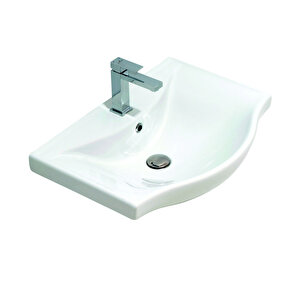 Eko 80 Cm Mdf Banyo Dolabı Seti Çam Beyaz