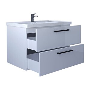Batum 65 Cm Mdf Banyo Lavabolu Alt Dolap Beyaz