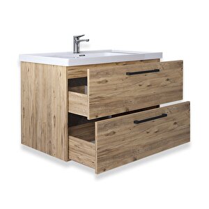 Batum 65 Cm Mdf Banyo Lavabolu Alt Dolap Atlantik Çam