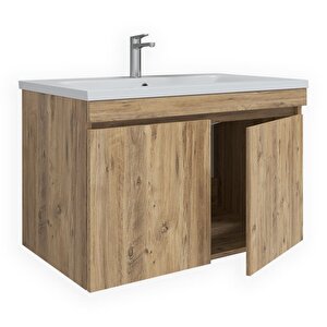 Tokyo 65 Cm Mdf Banyo Lavabolu Alt Dolap Atlantik Çam