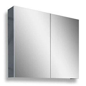 Tokyo 65cm Mdf Banyo Üst Aynalı Dolap Antrasit Beyaz