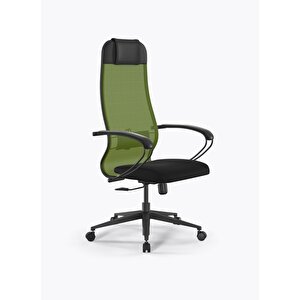 Sit 10 B1-111k Fileli Ofis Sandalyesi - Yönetici Koltuğu Yeşil