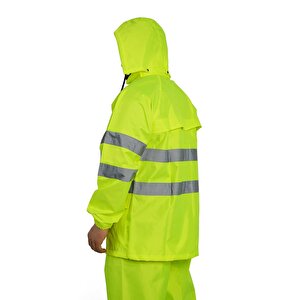 Bestguard Yağmurluk Oxford Reflektörlü Takım Sarı