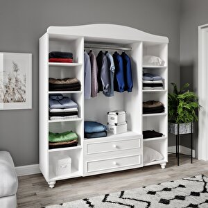 Romantic 4 Kapılı Aynalı Dolap