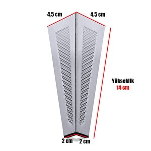 Mobilya Kanepe Koltuk Sehpa Tv Ünitesi Ayağı 14 Cm Krom Metal Ayak (4 Adet)