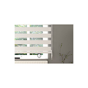Gi̇vayo Stor Beyaz Zebra Stor Perde80 X 200 80x200 cm