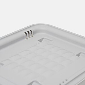 Technow Motek Tch-mt04 33 Litre Beyaz Gri Tekerlekli Tekli Organizer + Temizlik Seti