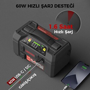 Lokithor Aw401 12v 2500amp Li-polimer Akıllı Akü Takviye + Pompa + Basınçlı Yıkama + Powerbank + Led Lamba