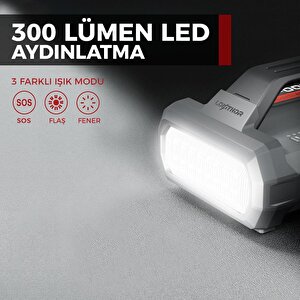 Lokithor Ja2500 12v 2500amp Lifepo4 Akıllı Akü Takviye + Pompa + Powerbank + Led Lamba