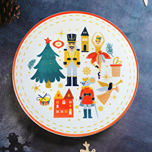 New Year Kurşun Asker Servis Tabağı 26 Cm 21653
