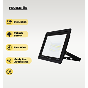 200W Led Projektör 6500K (Beyaz Işık)