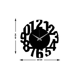 Modern Number Metal Duvar Saati Artclock-207