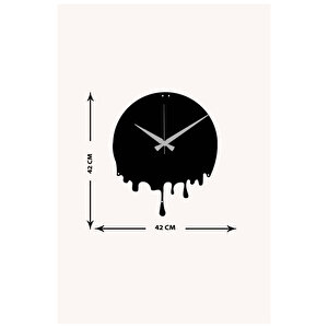 Akışkan Metal Duvar Saati