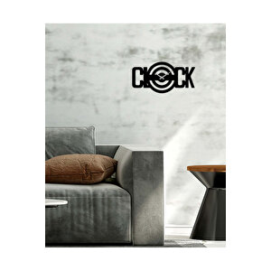 Modern Text Metal Duvar Saati Artclock-086