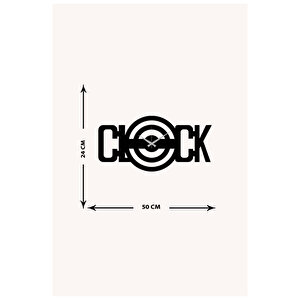 Modern Text Metal Duvar Saati Artclock-086