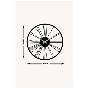Retro Bike Metal Duvar Saati