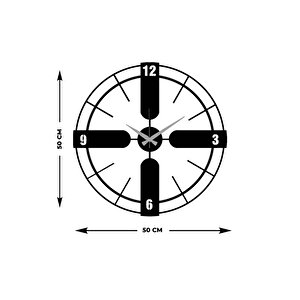 Modern Number Metal Duvar Saati Artclock-198