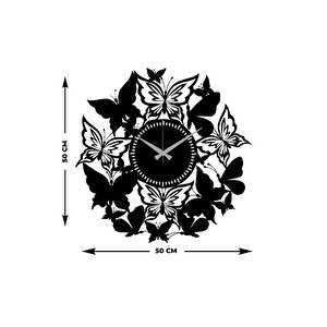 Butterfly Metal Duvar Saati Artclock-232