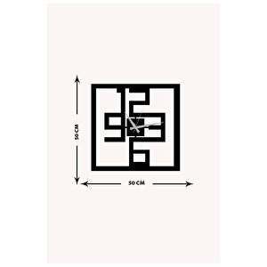 Modern Text Metal Duvar Saati Artclock-091