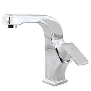 Banyo Lavabo Musluğu Bataryası Mix Eyve Sıcak Soğuk Çift Su Girişli Çeşmesi 20 Cm