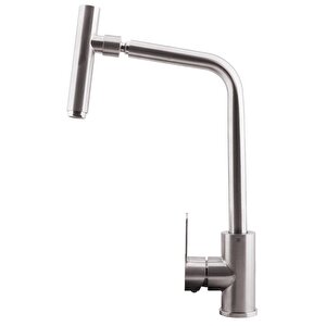 Mutfak Lavabo Musluğu Bataryası Mix Eyve Sıcak Soğuk Çift Su Girişli Çeşmesi 34 Cm