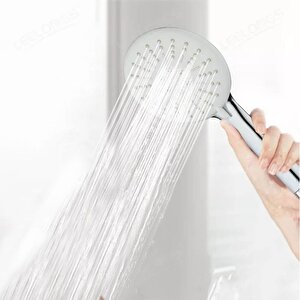 Duş Başlığı Lüx Banyo Fiskiyesi Telefonu Yuvarlak Başlık