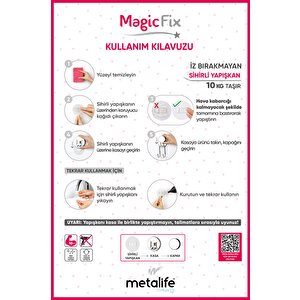 Ahşap Desenli Magic Fix Sihirli Yapışkan Krom Saç Kurutma Makine Askısı