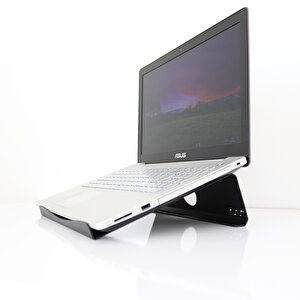 Hansdo Laptop Standı - Laptop Yükseltici - Notebook Standı - Metal - Siyah  -SLS2BL