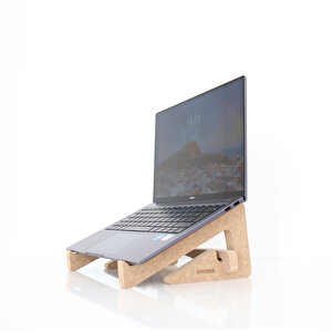 Hanwood Laptop Standı - Laptop Yükseltici - Notebook Standı - Ahşap - WLS6