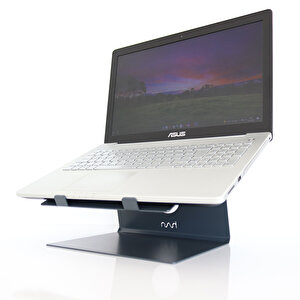 Laptop Standı - Laptop Yükseltici - Notebook Standı - Metal - Antrasit Gri  - SLS1