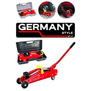 Germany Stlye 2 Ton Timsah Kriko Ve 150 Psı Çift Piston Çakmaklı Kompresör Lastik Tamir Kiti Hediyeli
