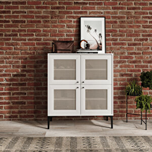 Trio White Kare Konsol(%100mdf)