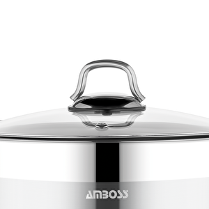Amboss Saphire 6 Parça Tencere Seti Cam Kapak Sap-4066
