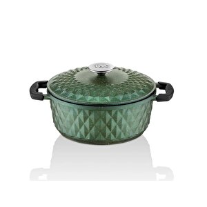 Taç Carabella Döküm 7 Parça Tencere Seti Döküm Kapak Haki - Tac-4805