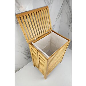 Digithome Bambu Çamaşır Kirli Sepeti Banyo Düzenleyici – B9123 C1-1-100