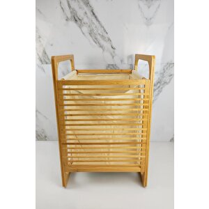 Bambu Kirli Çamaşır Sepeti – B9017 C1-1-100