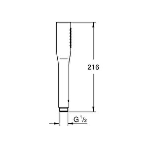 Grohe Euphoria Cosmopolitan El Duşu Hard Graphite - 27400a00