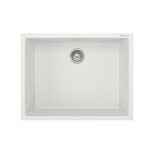 K012 Gordion 60 Beyaz Granit Mutfak Eviyesi 60x47.5 cm