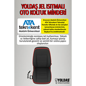 Jel Isıtmalı Oto Koltuk Minderi SIRTLIKLI