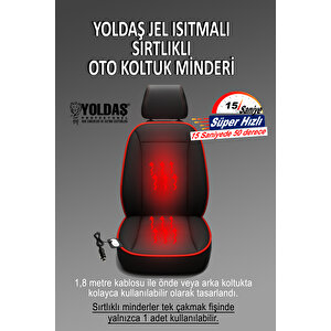 Jel Isıtmalı Oto Koltuk Minderi SIRTLIKLI