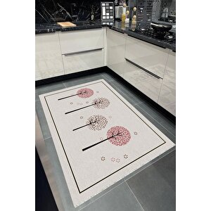 Dijital Kaymaz Yıkanabilir Modern Kıtchen Mutfak Halısı Karahindiba Mutfak Halısı Dc-5061 160x230 cm