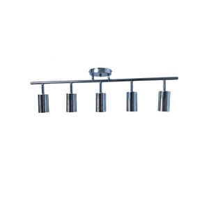 Metal Modern 5 Li Krom Kaplama Led Spot Avize Günışığı Ampullü