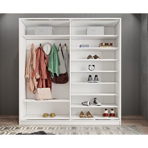 Alba Sürgülü Portmanto Ayakkabılık Bf 160cm Montaj Dahil 160x210 cm