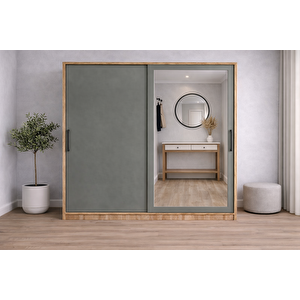 Alba Sürgülü Portmanto Ayakkabılık Çf 140cm Montaj Dahil 140x210 cm