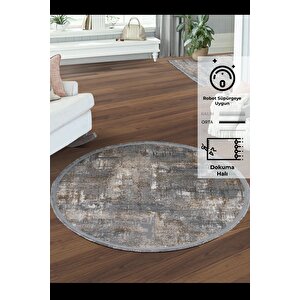 Konfor Notta 1107 Yuvarlak Modern Halı 100x100 cm