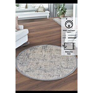 Konfor Notta 1121 Yuvarlak Modern Halı 100x100 cm